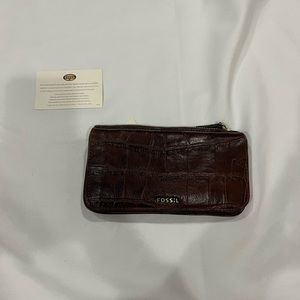 Fossil leather wallet